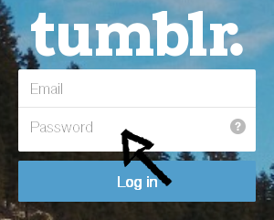 tumblr sign in step 2