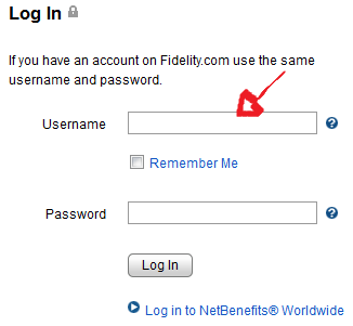NetBenefits Login Page - Fidelity
