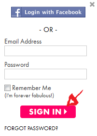 justfab sign in step 3