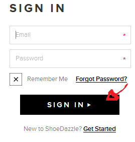 shoedazzle sign in step 4