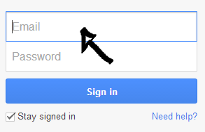 gmail login page step 1