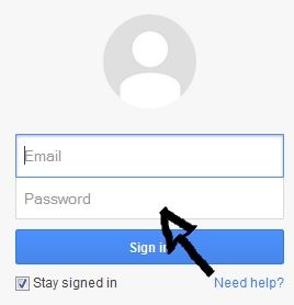 gmail login step 2