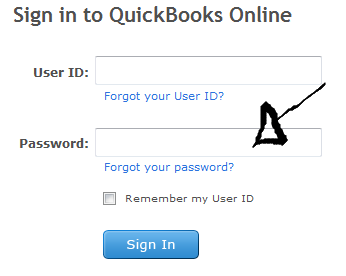 quickbooks online sign in step 2