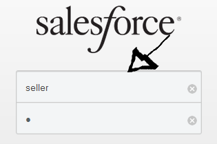 salesforce sign in step 1