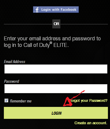 call of duty elite sign in step 3