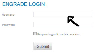 engrade sign in step 1