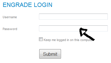 engrade sign in step 2