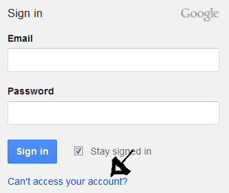 google places password recovery
