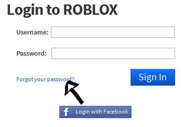 roblox password recovery