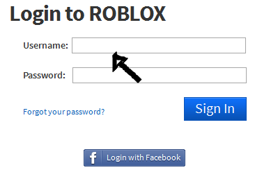 roblox sign in step 1