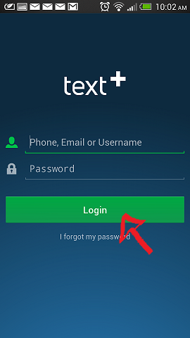 textplus sign in step 4