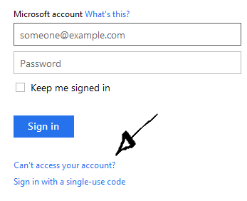 microsoft account recovery