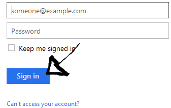 onenote sign in page step 3
