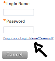 pearson password login name recovery