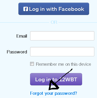 12wbt password recovery instructions