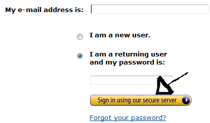 amazon s3 sign in page step 3