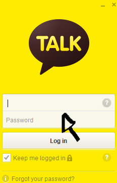 kakaotalk sign in page step 2