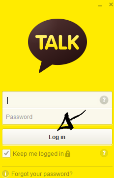 kakaotalk sign in page step 3