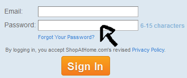 shopathome sign in page step 2