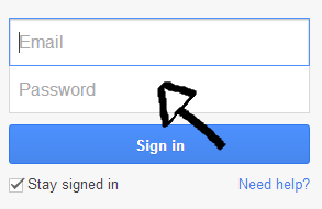 google drive sign in page step 2