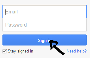 google drive sign in page step 3