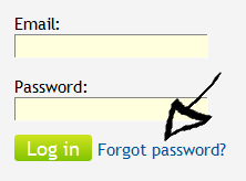 rate my professors password recovery