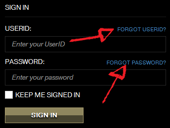 the elder scrolls online password user id recovery