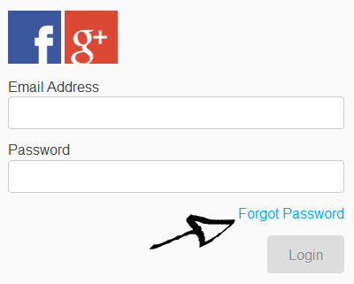 vube password recovery