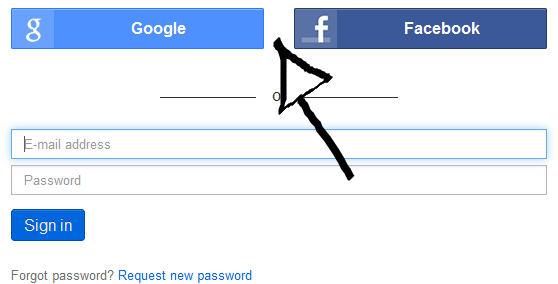 doodle sign in google facebook